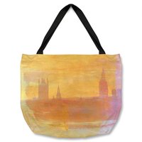Benjamin Tate Design Big Ben Yellow Mist Tote bat in Natural