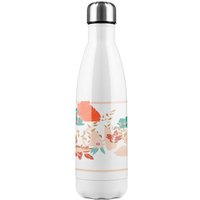 Benjamin Tate Design Love & Flowers Stainless Steel Bottle in Natural