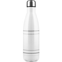 Benjamin Tate Design Roman Style Ornamental Frame Stainless Steel Bottle in Natural