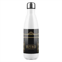 Benjamin Tate Design Art Deco Retro Stainless Steel Bottle in Natural