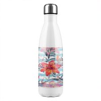 Benjamin Tate Design Bouquet Of Watercolor Tiger Lilies Stainless Steel Bottle in Natural