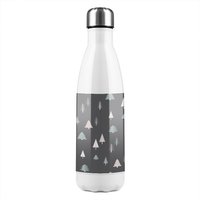 Benjamin Tate Design Christmas Winter Forest Dining Stainless Steel Bottle in Natural
