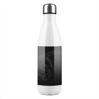 Benjamin Tate Design Capricorn Zodiac Sign Dining Stainless Steel Bottle in Natural