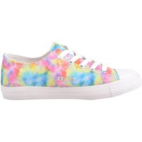 Canvas Tie Dye Summer Lace Up Trainers 13