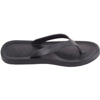 ABSOLUTE FOOTWEAR Men's Mens Easy Slip On Minimalistic Beach Pool Summer Flip Flop Sandals in Black | Size: 8