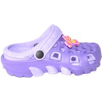 ABSOLUTE FOOTWEAR Girl's Childrens Mule Clogs Flat Sandal in Lilac | Size: Infant 6