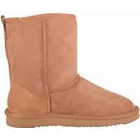 Genuine Sheepskin Ankle Boots Reinforced Heel Light