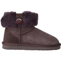 SNUGRUGS Women's Genuine Sheepskin Outdoor Boots with Sheepskin Cuff in Chocolate | Size: 7