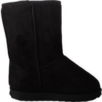 ABSOLUTE FOOTWEAR Childrens Easy Slip On Faux Fur Mid Calf Winter Boots in Black | Size: Infant 11