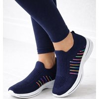 Easy Slip On Lightweight Knitted Sports Leisure Trainer 12