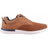 ABSOLUTE FOOTWEAR Men's Mens Lightweight Breathable Padded Casual Shoes in Tan | Size: 11