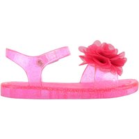 Floral Glitter Sparkle Summer Buckled Jelly Shoes Sandals 5
