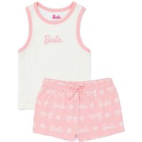 Barbie Women's Vest & Shorts Pyjama Set | Pink | Official Merch | Size: Medium