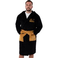 The Godfather Men's Hooded Bathrobe | Black | Official Merch | Size: Large