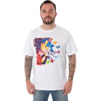 Sonic the Hedgehog Men's Short Sleeved T-Shirt | White | Official Merch | Size: Medium