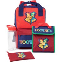 4 Piece Backpack Set Red