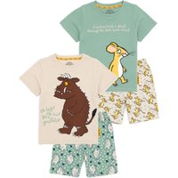 Gruffalo & Friends Boy's Kids Short Sleeve Short Leg Pyjama Set (Multicoloured) | Size: 18-24 m