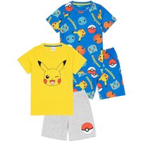 Pokemon Kids Short Sleeve Short Leg Pyjama Set (Multicoloured) | Size: 6-7 Years