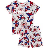 Disney Boy's Kids Short Sleeve Short Leg Pyjama Set (Grey) in Grey | Size: 6-7 Years
