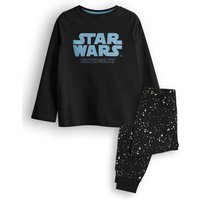 Star Wars Boy's Kids Long Sleeve Long Leg Pyjama Set (Black) in Black | Size: 5-6 Years