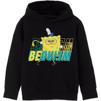 SpongeBob SquarePants Boy's Kids Hoodie (Black) in Black | Size: 11-12 Years
