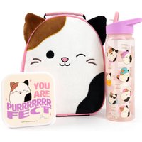 Squishmallows Girl's Kids Lunch Bag, Lunch Box & Bottle Set (Multicoloured)