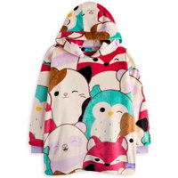 Squishmallows Girl's Kids Blanket Hoodie (Multicoloured)