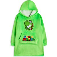 Nintendo Kids Blanket Hoodie (Green) in Green | Size: 9-13 Years