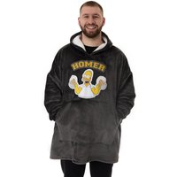 The Simpsons Men's Blanket Hoodie | Black | Official Merch