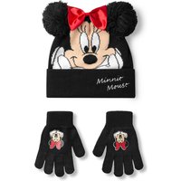 Disney Girl's Kids Beanie & Gloves Set (Multicoloured)