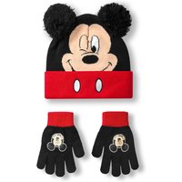 Disney Boy's Kids Beanie & Gloves Set (Multicoloured)