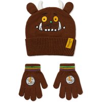 Gruffalo & Friends Kids Beanie & Gloves Set (Brown) in Brown