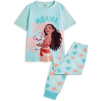 Disney Girl's Short Sleeve Long Leg Pyjama Set | Girls Blue | Official | Size: 2-3 Years