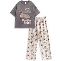 Shrek Women's Short Sleeve Long Leg Pyjama Set | Multicoloured | Official Merch | Size: Small