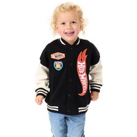 Hot Wheels Boy's Kids Varsity Jacket (Black) in Black | Size: 8-9 Years