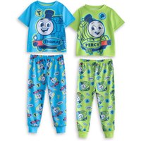 & Pack 2 Short Sleeve Long Leg Pyjama Set