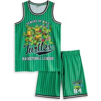 Teenage Mutant Ninja Turtles Men's 2 Piece Basketball Set | Green | Official Merch | Size: XL