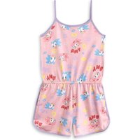 Sonic the Hedgehog Girl's Kids Sleeveless Playsuit (Pink) in Pink | Size: 9-10 Years