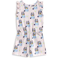 Bluey Girl's Kids Sleeveless Playsuit (Pink) in Pink | Size: 18-24 m