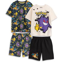 Pack 2 Short Sleeve Short Leg Pyjama Set
