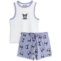 Hello Kitty Women's Vest & Shorts Pyjama Set | Purple | Official Merch | Size: Large
