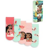 Disney Women's Calf Socks Set of 5 | Multicoloured | Official Merch | Size: 6-8.5