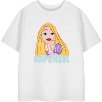 Disney Girl's Rapunzel Short Sleeved T-Shirt | Girls White | Officially Licensed Merch | Size: 3-4 Years