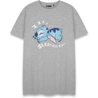 Disney Women's Short Sleeve Nightdress | Grey Marl | Official Merch | Size: Small