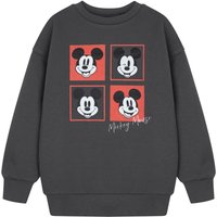 Disney Boy's Kids Sweatshirt (Charcoal) in Grey | Size: 5-6 Years