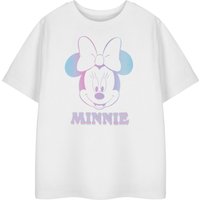 Disney Girl's Kids Short Sleeved T-Shirt (White) in White | Size: 18-24 m