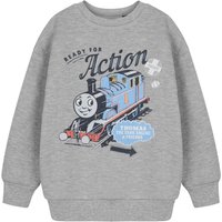 Thomas & Friends Boy's Kids Sweatshirt (Grey Marl) in Grey | Size: 5-6 Years