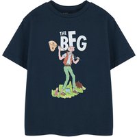 Roald Dahl Kids Short Sleeved T-Shirt (Navy) in Blue | Size: 7-8 Years