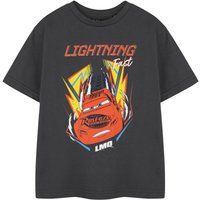 Disney Boy's Kids Short Sleeved T-Shirt (Charcoal) in Grey | Size: 9-10 Years