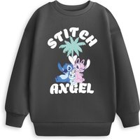 Disney Girl's Sweatshirt | Charcoal | Official Merch in Grey | Size: 3-4 Years